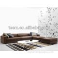 Modern italy style fabric sofa, L shape corner fabric sofa, european simple design fabric sofa D-63